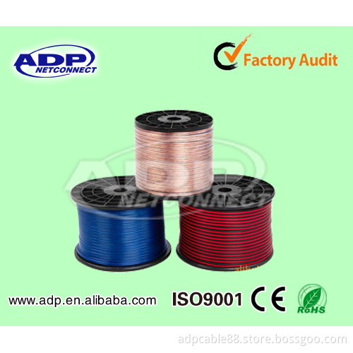 Made in China Hangzhou High Quality Bulk Speaker Cable Red Black Speaker Cable Nordost Speaker Cable